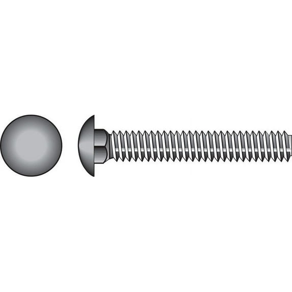 The Hillman Group 1/2" Zinc-Plated Steel Carriage Bolt
