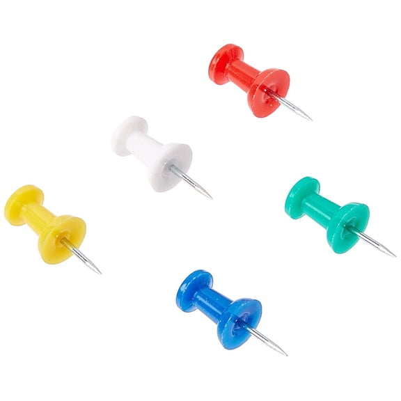 Hillman Anchor Wire Assorted Color Push Pins (16-Count) 121152