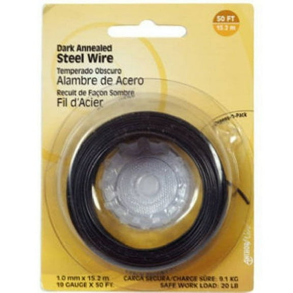 The Hillman Group 123119 28 Gauge Dark Annealed Wire, 1-Pack