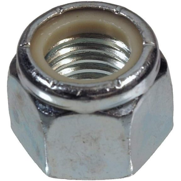 Hillman Nylon Insert Lock Nut - Steel, Zinc Finish, Easy-to-Use - 100-Pack, 10-24 Inch
