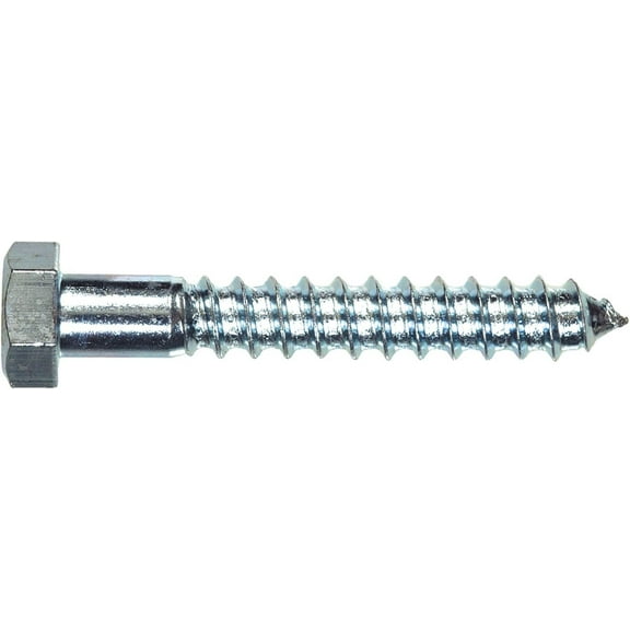 The Hillman Group 230054 Hex Lag Screw, 5/16-Inch X 2-1/2-Inch, Zinc, 100-Pack