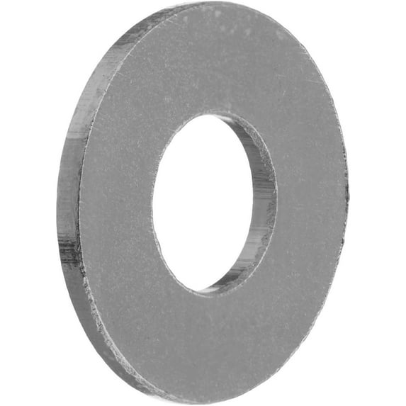 Hillman Flat Washer Number-8 - Steel, Zinc Plated - 100-Pack, Silver