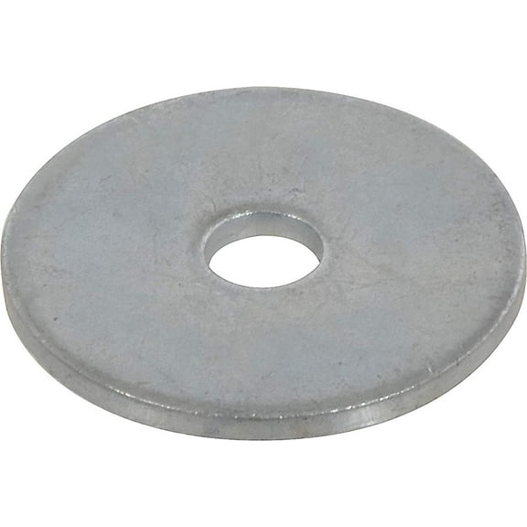 Hillman Fender Washer Zinc - Steel Hardware Washer - 100 Pack, 3/16 In x 1 In