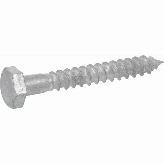 The Hillman Group 3/8" Hot Dipped Galvanized Steel Hex Lag Screw