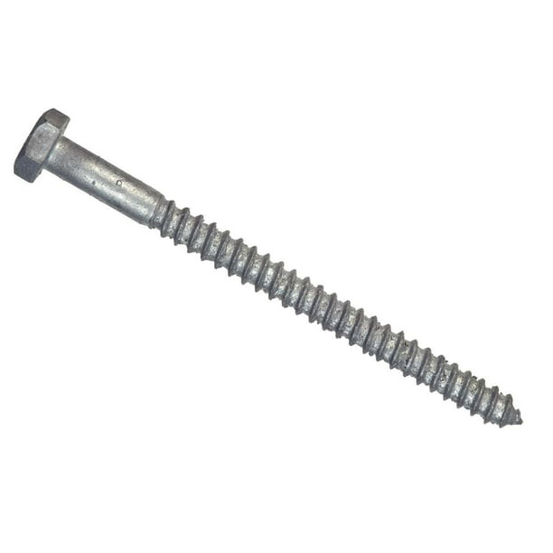 The Hillman Group 812092 Hot Dipped Galavanized Hex Lag Screw, 1/2 X 3-Inch, 50-Pack - Walmart Supplies