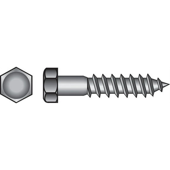 The Hillman Group 3/8" Stainless Steel Hex Lag Screw