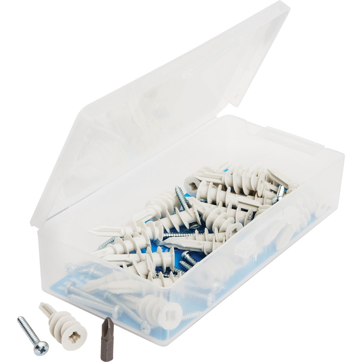 Hillman Wall Anchor Hollow Wall Easy Installation - Includes Screw, 8x1-1/4, Nylon