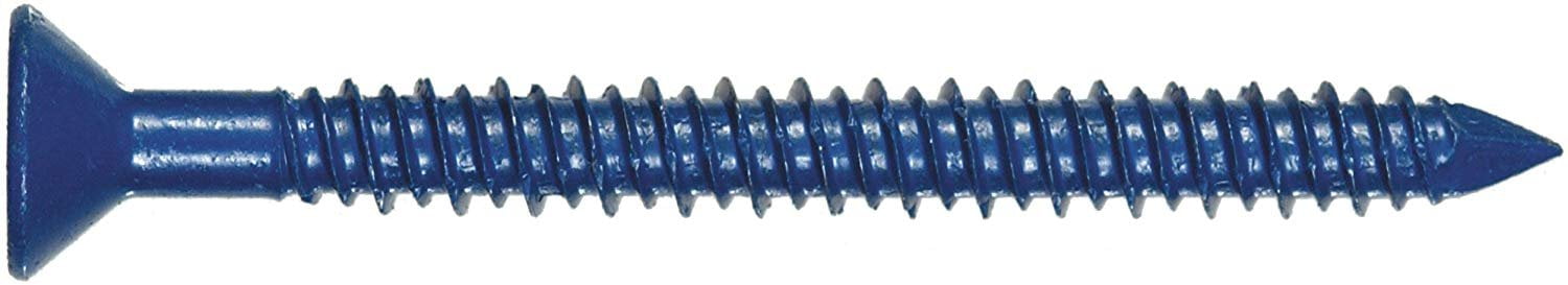 The Hillman Group 375303 Flat Head Phillips Tapper Concrete Screw Anchor, 3/16 x 2-3/4-Inch, 100-Pack