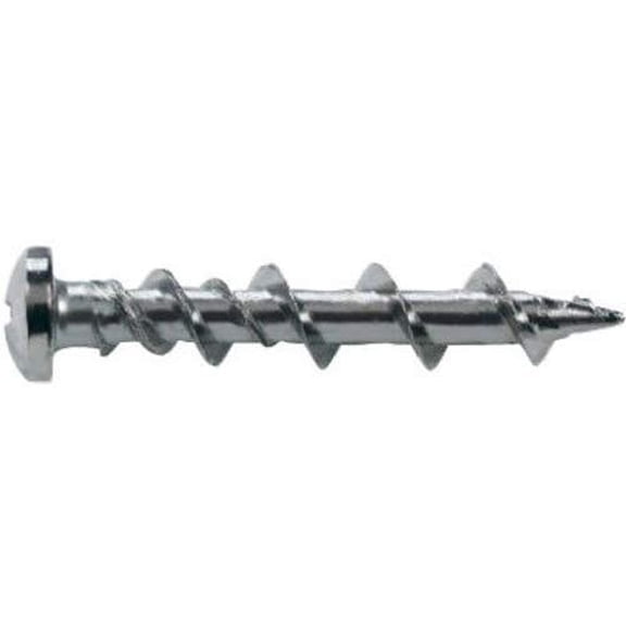 Hillman WallDog Pan Head Phillips Screw - Chrome Finish - 3/16 in x 1-1/4 in, Pack of 1