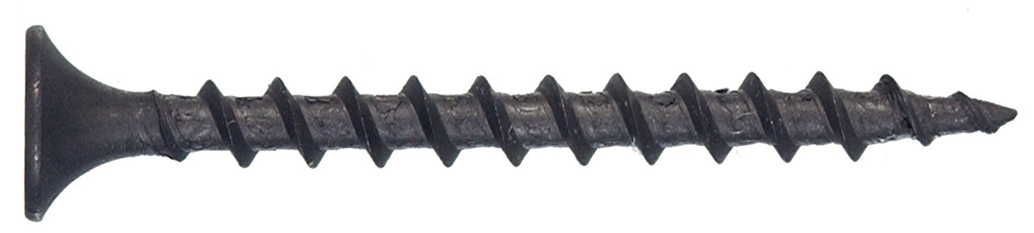 The Hillman Group 42403 6-Inch x 1-1/4-Inch Coarse Thread Phillips Drywall Screw, 100-Pack, 1.25 inches, Black - image 1 of 1