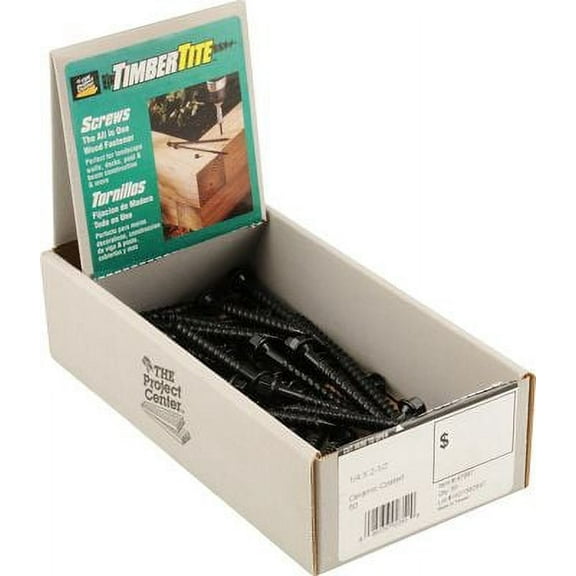 The Hillman Group 47987 1/4 X 2-1/2 Timber-Tite Landscape Screw, 50-Pack
