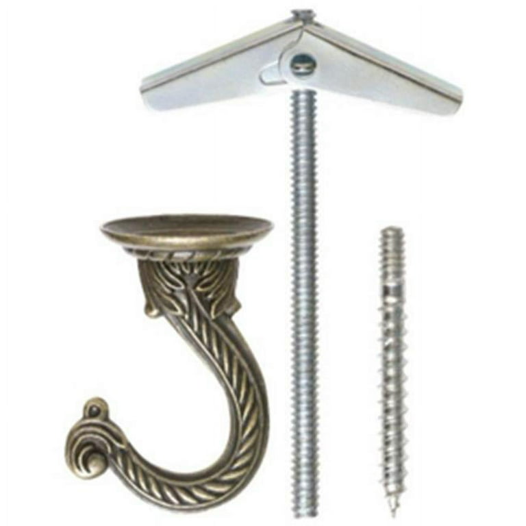 Ook Brass-Plated Steel Swag Hook 1 pk Ook Brass-Plated Steel Swag Hook 1 pk