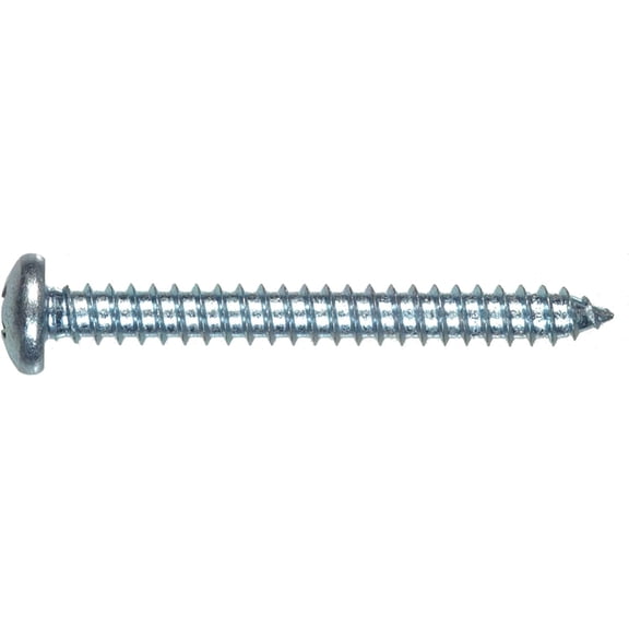 Hillman Pan Head Phillips Sheet Metal Screw - Steel, 25-Pack, 4 in x 0.5 in