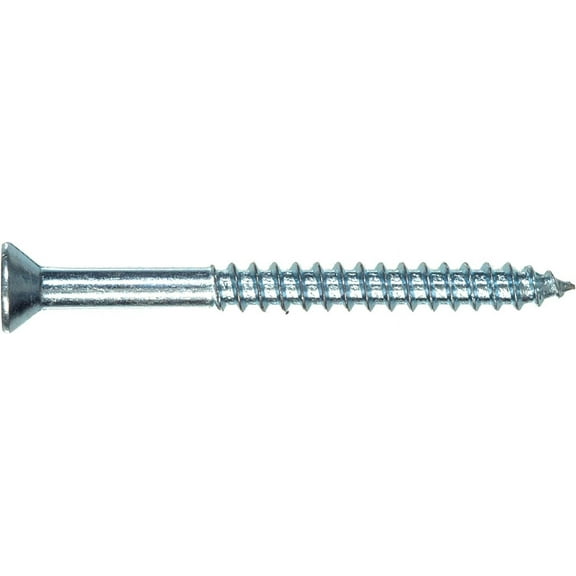 The Hillman Group 5831 Wood Screw, 12 X 1 1/4-Inch, 1.25 inches, zinc