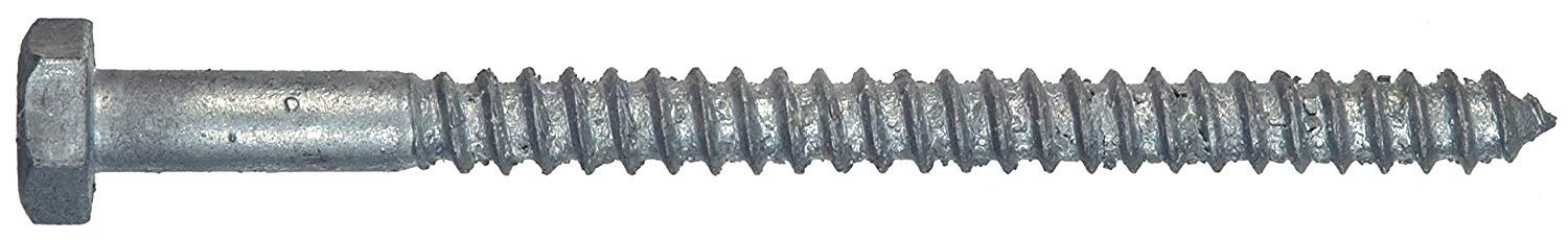 The Hillman Group 812015 Hot Dipped Galavanized Hex Lag Screw, 1/4 X 3-Inch, 100-Pack - image 1 of 1