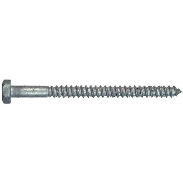 The Hillman Group 812015 Hot Dipped Galavanized Hex Lag Screw, 1/4 X 3-Inch, 100-Pack