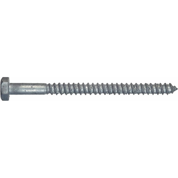The Hillman Group 812048 Hot Dipped Galavanized Hex Lag Screw, 5/16 X 4-Inch, 50-Pack