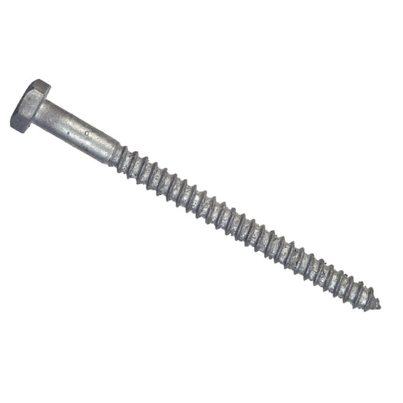 The Hillman Group 812101 Hot Dipped Galavanized Hex Lag Screw, 1/2 X 5-Inch, 25-Pack