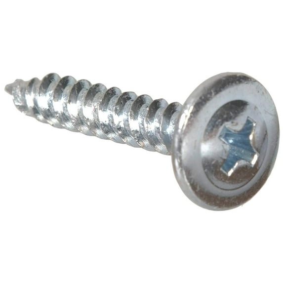 Hillman Modified Truss Lath Self Piercing Screw - Steel, Zinc Finish - 100 Pack, 1.25 In