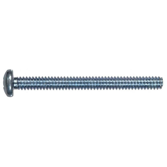 Hillman Pan Head Phillips Machine Screw - Steel, Zinc Plated, 8-32 x 1.5 In - 100 Pack