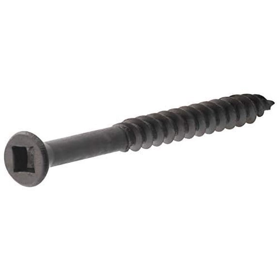 The Hillman Group 47310 6 X 1-Inch Square Drive Trim Screw-Sharp Point, 1-Pound