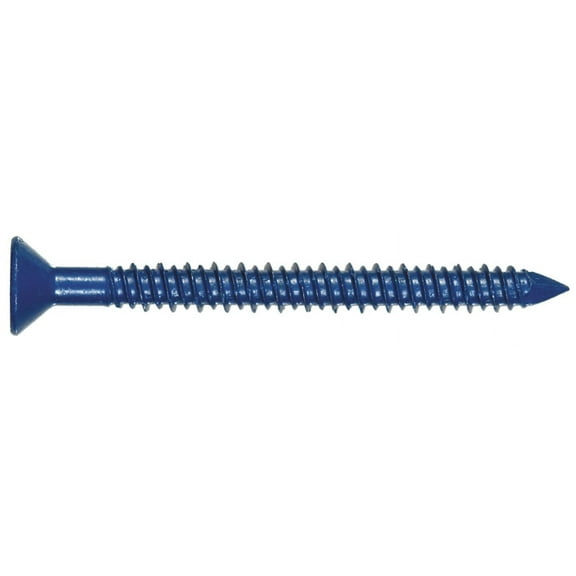 The Hillman GroupThe Hillman Group 41572 Flat Head Phillips Tapper Concrete Screw Anchor 1/4 X 1 3/4 2 Packs of 18