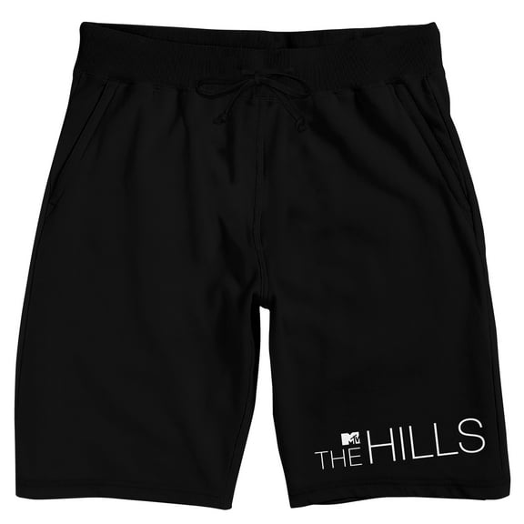 The Hills Logo Men's Black Sleep Pajama Shorts-Medium