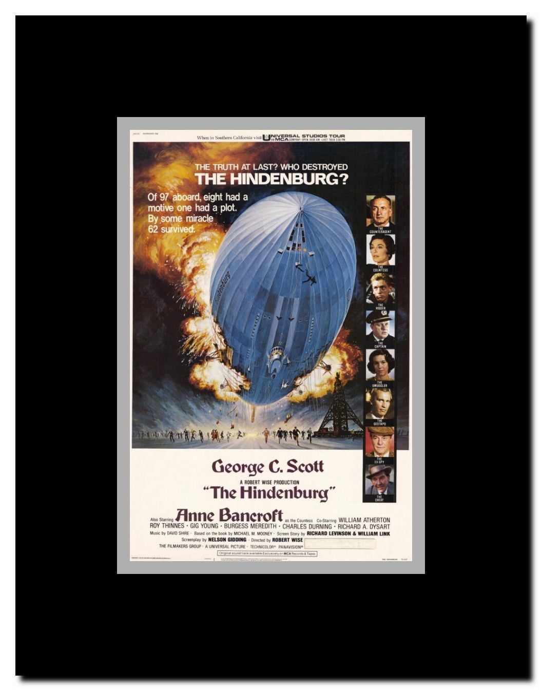 The Hindenburg Framed Movie Poster