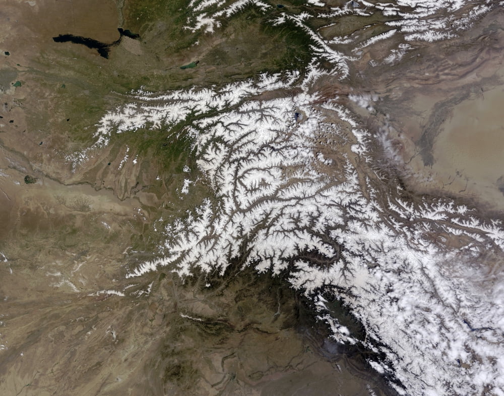 The Hindu Kush Canvas Art - Stocktrek Images (32 x 26)