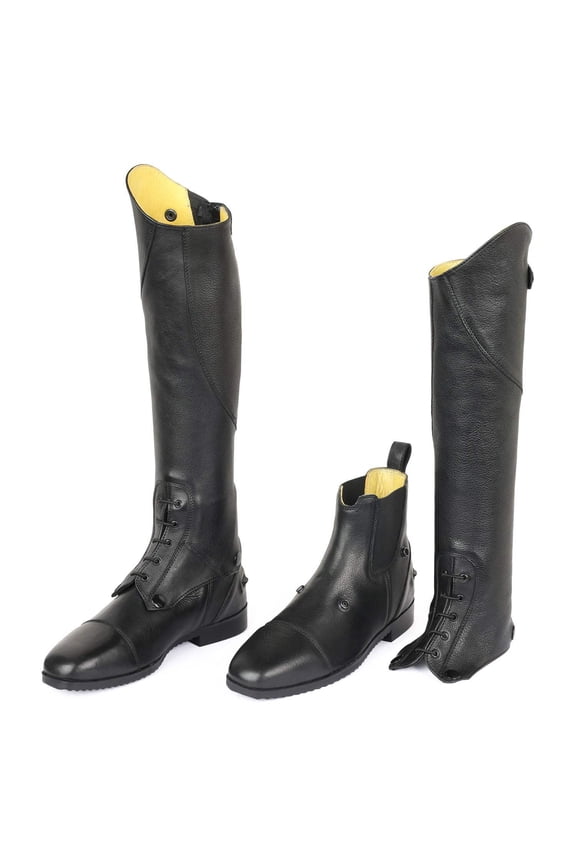 The Hinterland TuffRider Ladies Convertible Riding Boots – Use as Paddock or Tall Boots