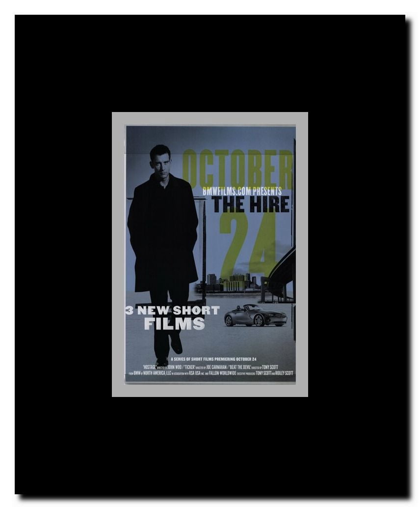 The Hire: Ticker Framed Movie Poster