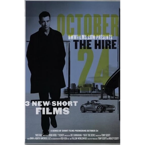The Hire Ticker Movie Poster - 11 x 17 in.