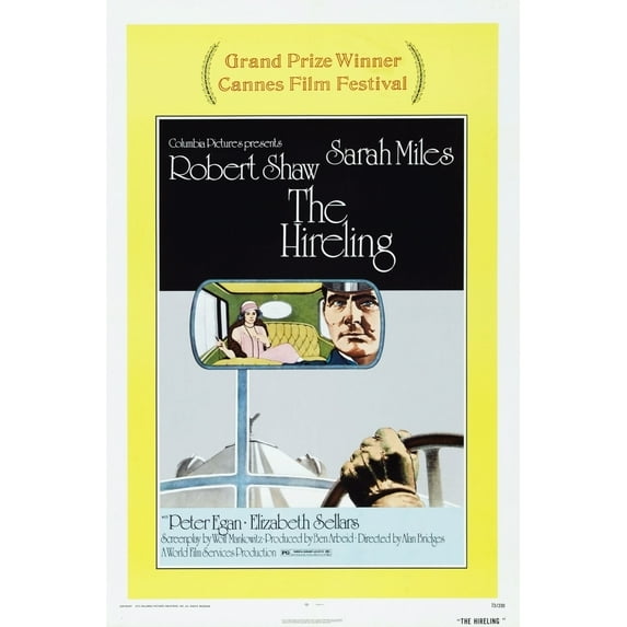 The Hireling Us Poster From Left: Sarah Miles Robert Shaw 1973 Movie Poster Masterprint (11 x 17)