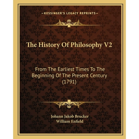 The History Of Philosophy V2 (Paperback)