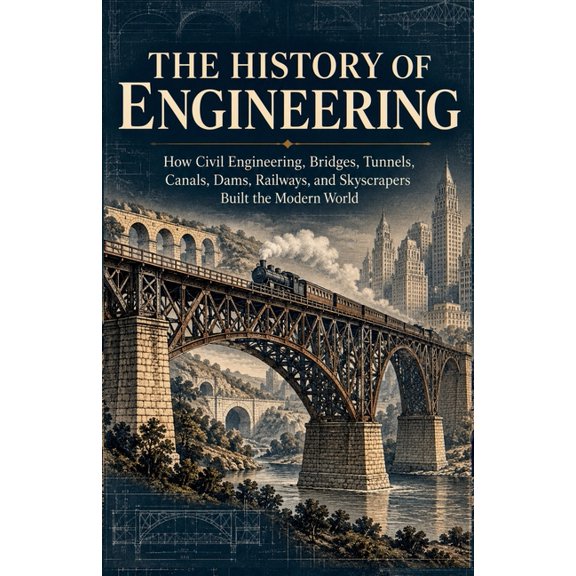 Industrial World The History of Engineering: How Civil Engineering, Bridges, Tunnels, Canals, Dams, Railways, and Skyscrapers Built the M, (Paperback)