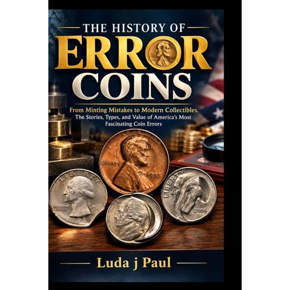 The History of Error Coins: From Minting Mistakes to Modern Collectibles. The Stories, Types, and Value of America's Mos, (Paperback)