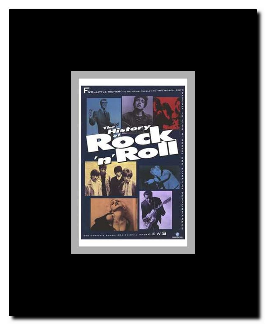 The History of Rock 'N' Roll Framed Movie Poster