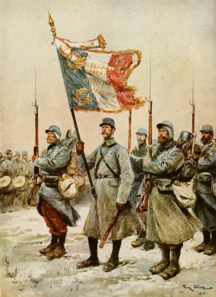 The History of the World War 1917 The Spirit of France Canvas Art - Georges Scott (18 x 24)