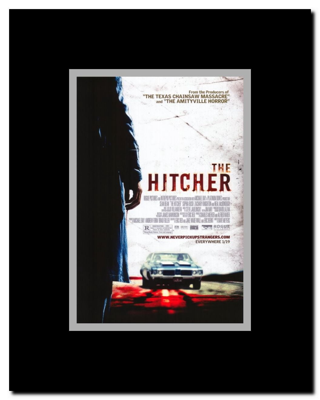 The Hitcher Framed Movie Poster