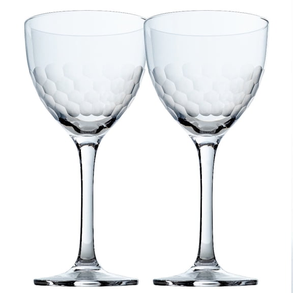 The Hive Glass | Honeycomb Nick & Nora Cocktail Glass