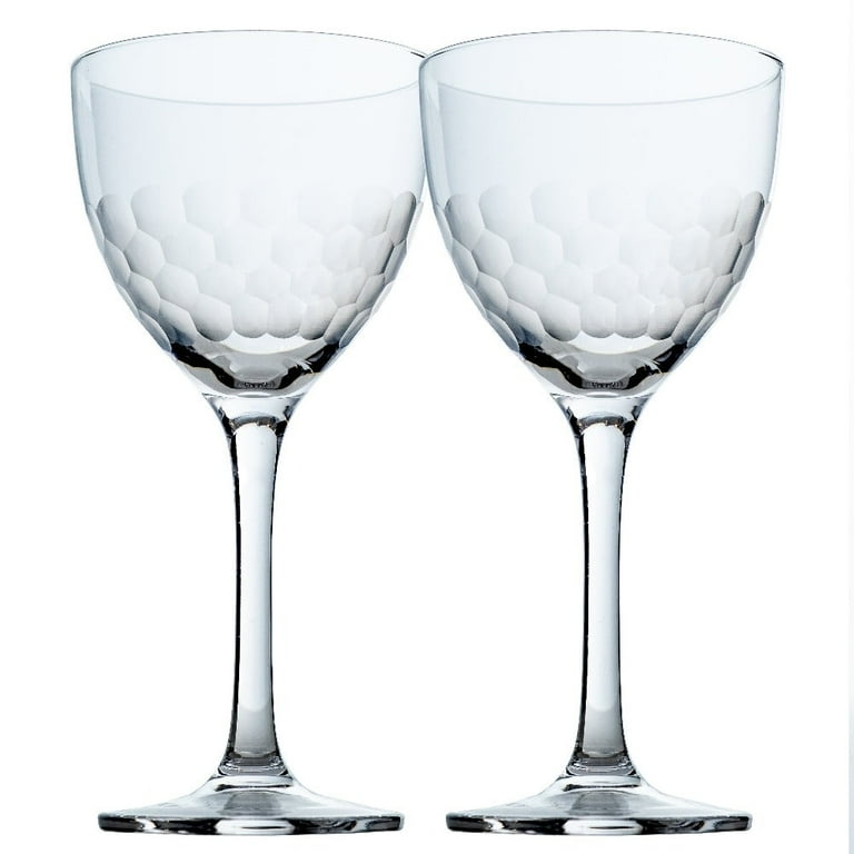 The Hive Glass | Honeycomb Nick & Nora Cocktail Glass - Walmart.com