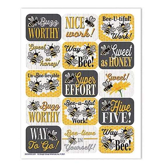 The Hive Success Stickers, Pack of 120 | Bundle of 10 Packs