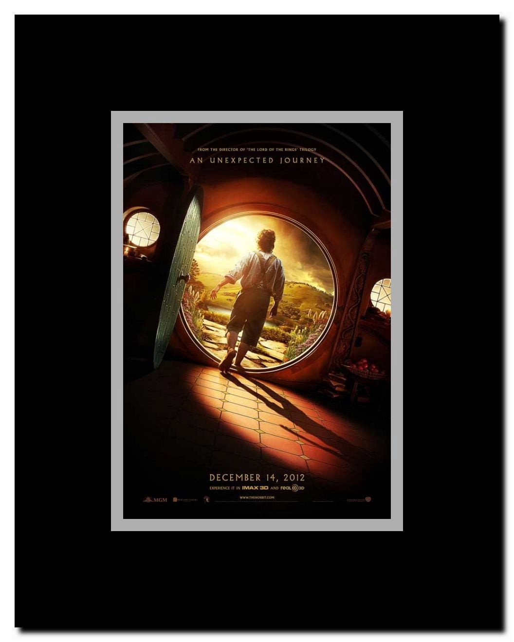 The Hobbit: An Unexpected Journey Framed Movie Poster
