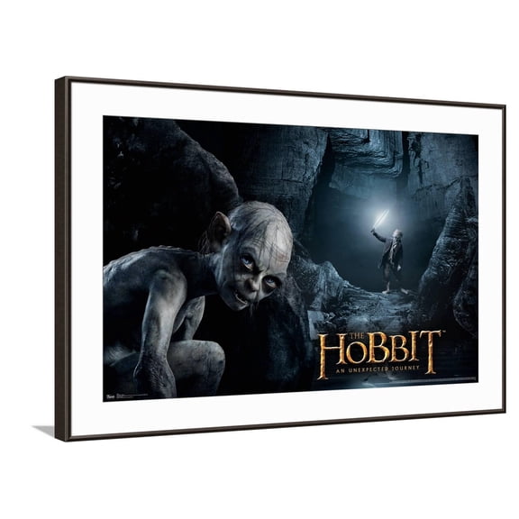 The Hobbit: An Unexpected Journey - Gollum Canvas Wall Poster, 22.375" x 34"