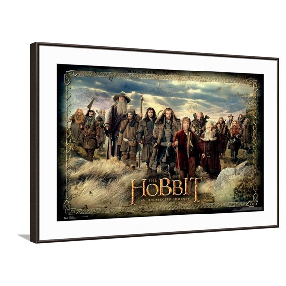 The Hobbit: An Unexpected Journey - Group Canvas Wall Poster, 22.375" x 34"