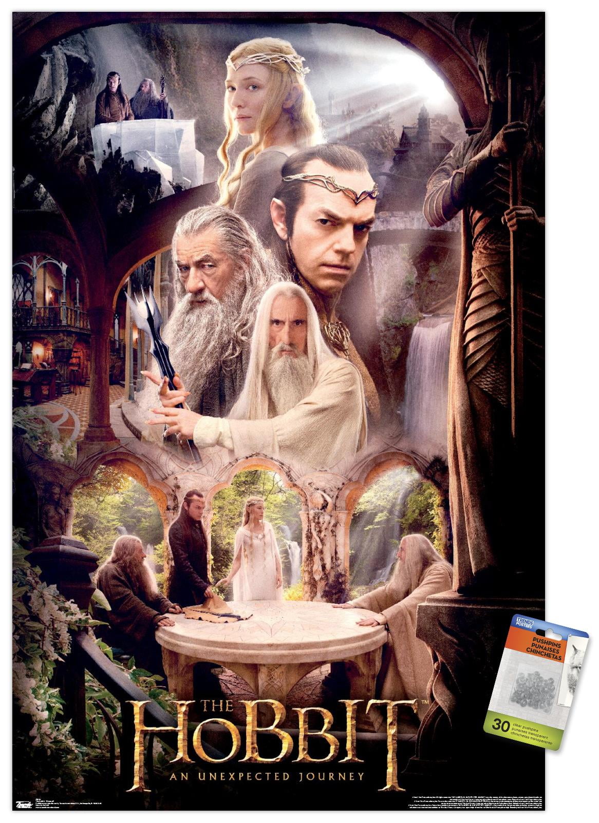 The Hobbit: An Unexpected Journey - Rivendell Wall Poster with Push Pins, 22.375" x 34"