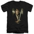 thumbnail image 1 of The Hobbit-Baggins Poster Short Sleeve Adult V-Neck 30-1 Tee - Black - Medium, 1 of 1