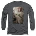 thumbnail image 1 of The Hobbit Balin Long Sleeve Adult 18/1 T-Shirt Charcoal, 1 of 2