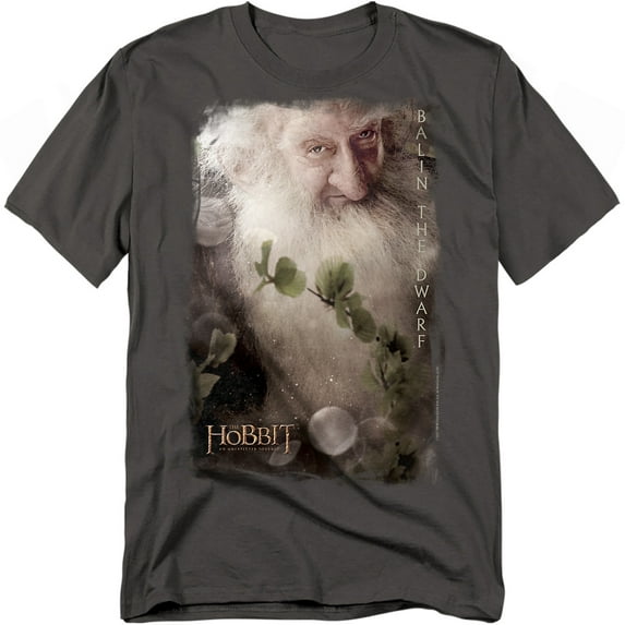 The Hobbit T-Shirt Balin Unisex Graphic Tee For Men & Women Charcoal