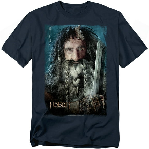 The Hobbit T-Shirt Bifur Unisex Graphic Tee For Men & Women Navy 